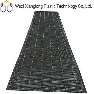 Alkali Resisting Cooling Tower Fill Media PVC Honeycomb Filler 730mm 950mm