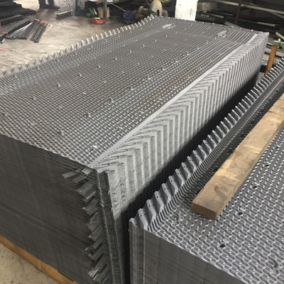 1950mm Pvc Fills For Cooling Tower Black Cooling Tower Fill Media Replacement