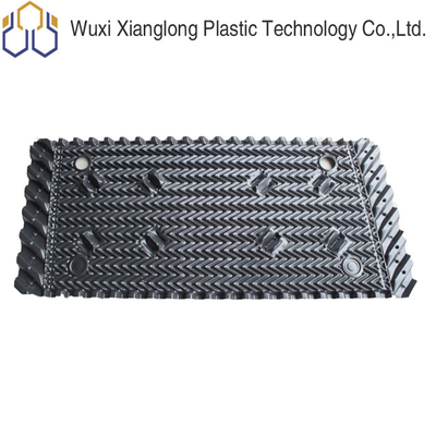 Hot Water Distribution Cooling Tower Infill Material Cross Flow Media PVC Drift Eliminator