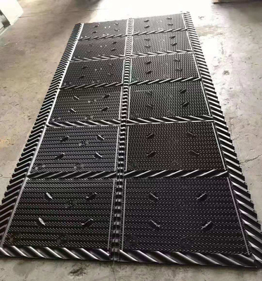 Black Cooling Tower Infill Cooling Tower Package PVC Filler 810mm