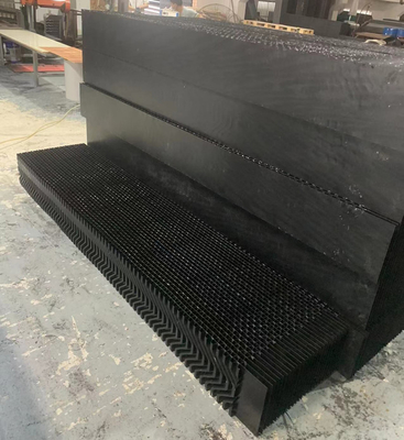 M Type PVC Drift Eliminator For Cooling Tower / Various Air Inlet Louver