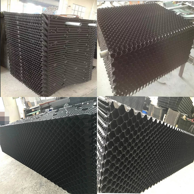 Cross Flow Cooling Tower Infill 19mm Cooling Tower Packing Material PVC