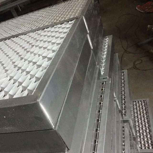 PVC Cooling Tower Air Inlet Screens 25mm Cooling Tower Filter Screens